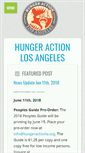 Mobile Screenshot of hungeractionla.org